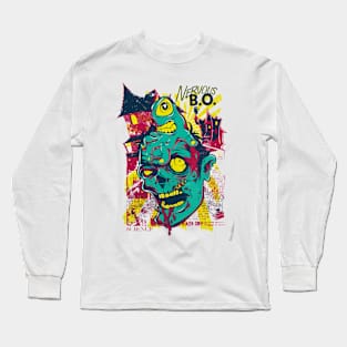 The Skull Nervous Long Sleeve T-Shirt